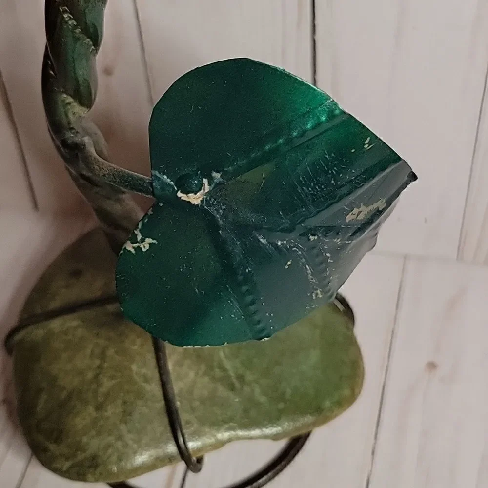 Sunflower Tole Metal Flower Shabby Chic Farmhouse Decor